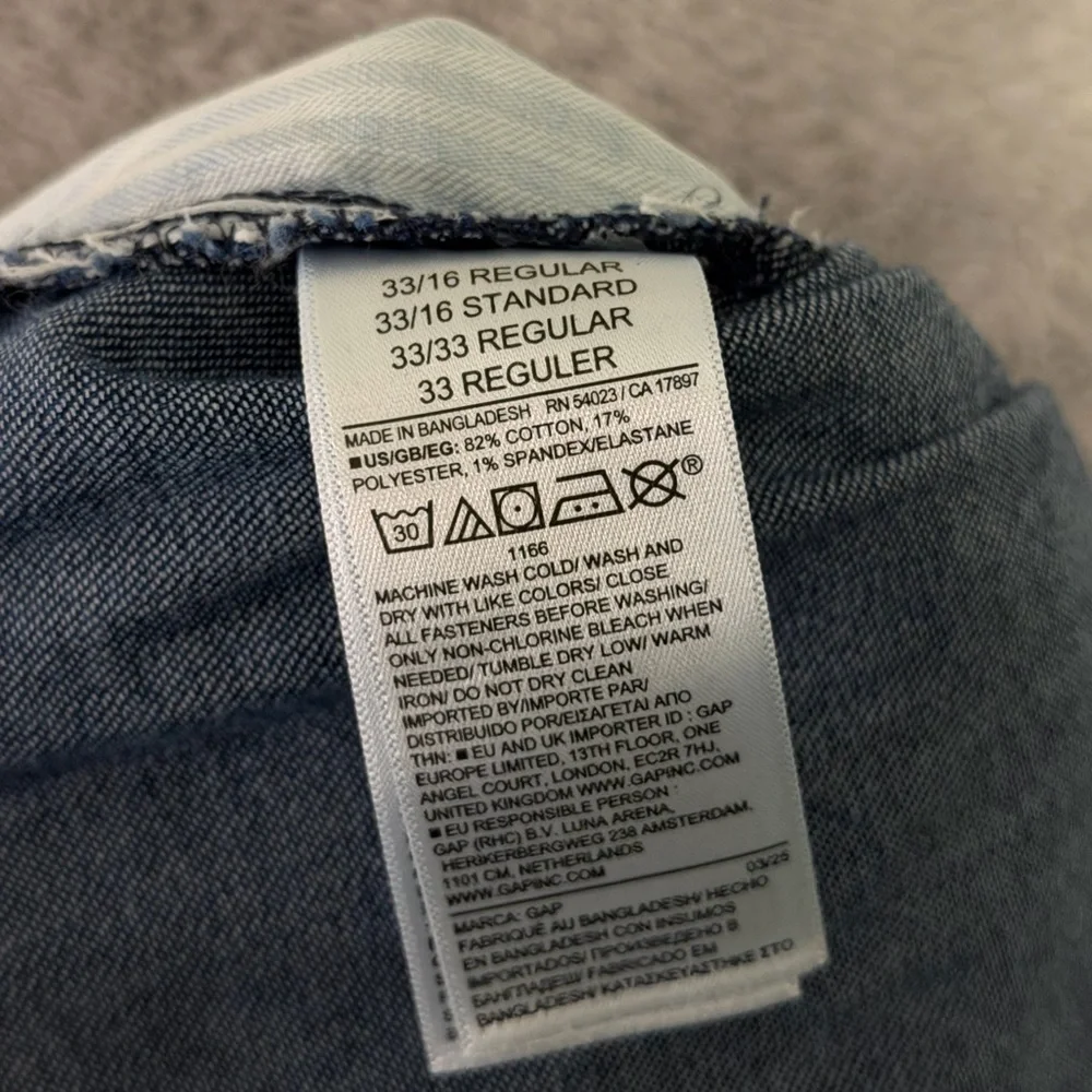 Doen x Gap Shorts Womens 16 / 34 Waist Blue Denim Button Fly High Rise NEW - Picture 6 of 13